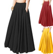 Plus Size Women's Solid Color Half-length Pleated Skirt
