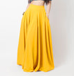 Plus Size Women's Solid Color Half-length Pleated Skirt