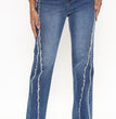 Women's Fashion High Waist Straight Jeans