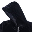 Dark Punk Halloween Velvet Cloak