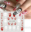 Halloween Pumpkin Nail Sticker Watermark Sticker