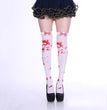 Fashion Halloween Candy Color Bowknot Stockings Costume Props