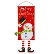 Christmas decorations Christmas couplets curtains Christmas banners pull flags Christmas curtains hanging flags window pendants