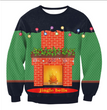 UGLY CHRISTMAS SWEATER Vacation Santa Elf Funny Womens Men Sweaters Tops Autumn Winter Clothing