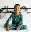 European And American Christmas Parent Child Set Printed Homewear Pajamas Two Piece Set