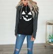 Halloween pumpkin printed women's sweater