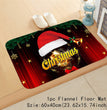 Christmas carpet flannel mat