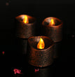 Halloween brown luminous led electronic candle