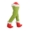 Green prosthetic leg Christmas tree decoration