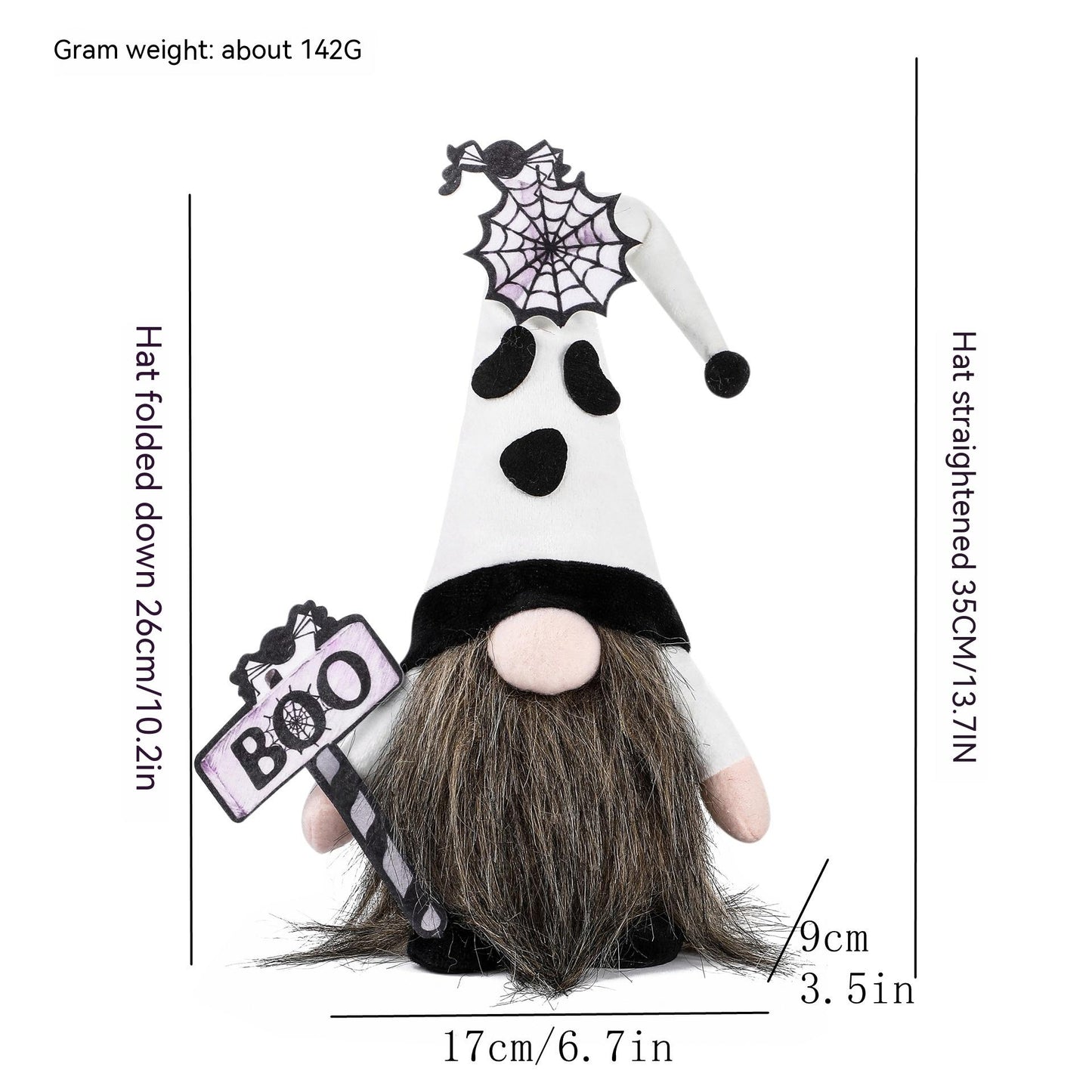 Halloween Decoration Sitting Faceless Doll Rudolf