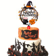 Halloween cake card decoration