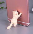 Cat reinforcement mobile phone suction cup bracket lazy mobile phone holder