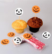 120 Stickers DIY Halloween Party Candy Box Stickers Gift Bag Labels Pumpkins Ghost Cupcake Decor Stickers Party Supplies