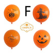 Halloween Witch Skull Pumpkin Head Latex Balloon