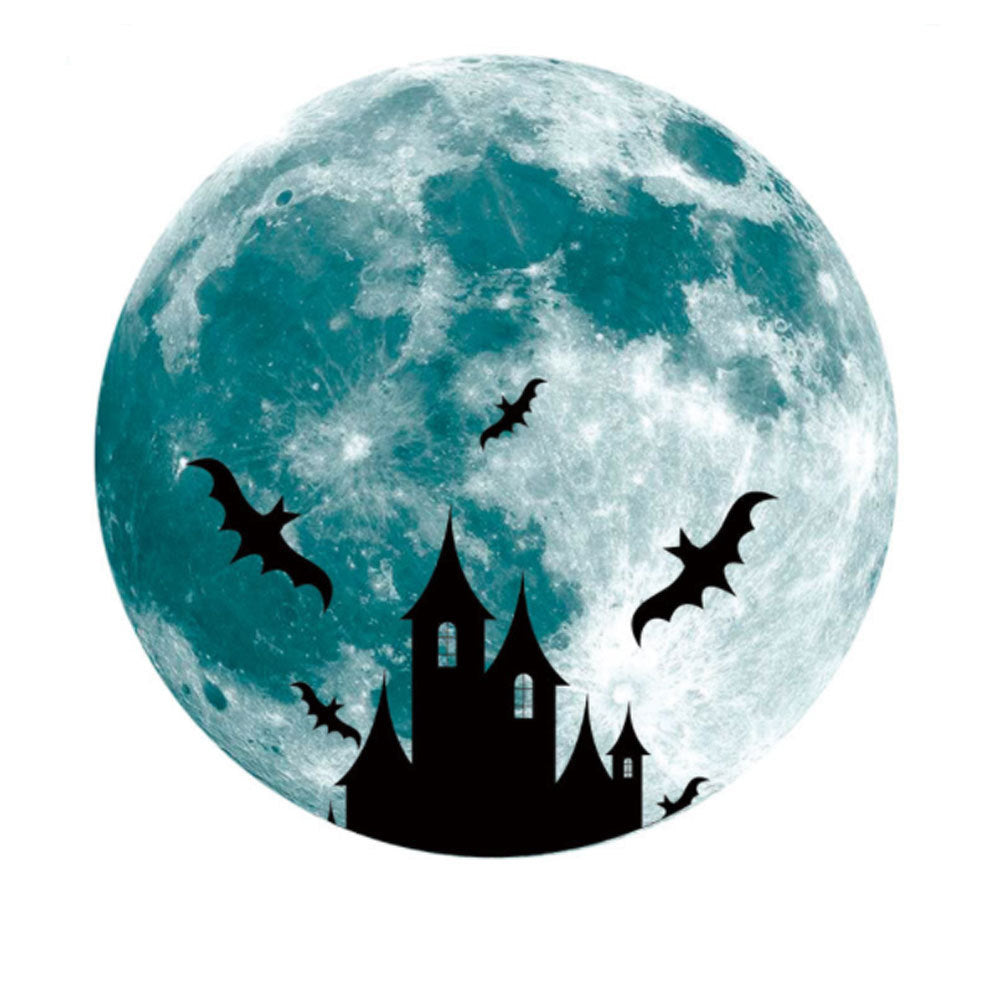 Halloween Crow Pumpkin Luminous Fluorescent Sticker