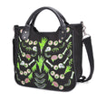 Halloween skull print handbag