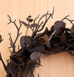 Halloween Dead Branch Wreath Simulation Flower Black Decoration