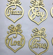 Christmas bulb decoration hollow small pendant