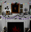 Halloween spider LED light string