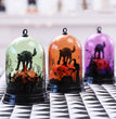 Halloween witch black cat led lights
