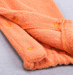 Halloween pumpkin hooded jumpsuit