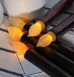 Halloween long black candles
