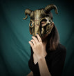 Billy Goat Bone Mask Full Face Animal Show Halloween