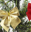 Christmas ornament, christmas tree, bow pendant
