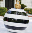 Christmas Ornament Ball Outdoor Pvc 60CM Inflatable Decorated Ball PVC Giant Big Large Balls Xmas Tree Decorations Toy Ball