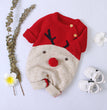 Boys and girls knitted cartoon deer romper Christmas sweater