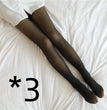 Fake Translucent Plus Size Leggings Fleece Lined Tights Fall And Winter Warm Fleece Pantyhose Women Fleece Lined Pantyhose Thermal Winter Tights