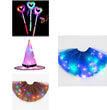 Magical & Luminous  LED Princess Halloween Tutu Skirt Sequins Shiny Skirt