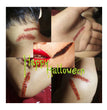 Halloween Wound Tattoo Sticker