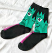 Personality Halloween Pumpkin Socks Fashion Funny Cute Happy Cartoon Male Sock Autumn Comfortable Stitching Pattern Cotton Socks