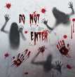 Halloween Mall Window Ghost Horror Sticker