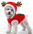 Pet flannel elk christmas clothes