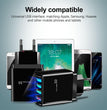 Illuminated 4USB Mobile Phone Charger 3A Charging Head