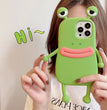 Funny Silicone 3D Frog Phone Case For IPhone 14 13 11 12 Pro Max XS XR X 7 8 Plus SE Cartoon Cute Shockproof Bumper Cover