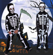 Halloween Carnival Party Children Boy Skull Makeup Ball Performance Costume