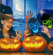 Halloween LED skull glowing mask