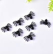 Small Toy Black Spider Halloween Plastic Toy
