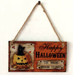 Wooden Halloween Ghost Festival Carnival Night Decoration Gift Hanging Board