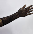 Halloween Party Sexy Gloves Long Mesh Stretch Gloves Spider Jacquard Gloves