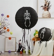 Halloween Glowing Paper  String Props Decoration Shopping Mall Layout Pumpkin Lantern