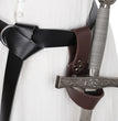 Halloween Knight Viking Celtic Sabre Cover PU Leather