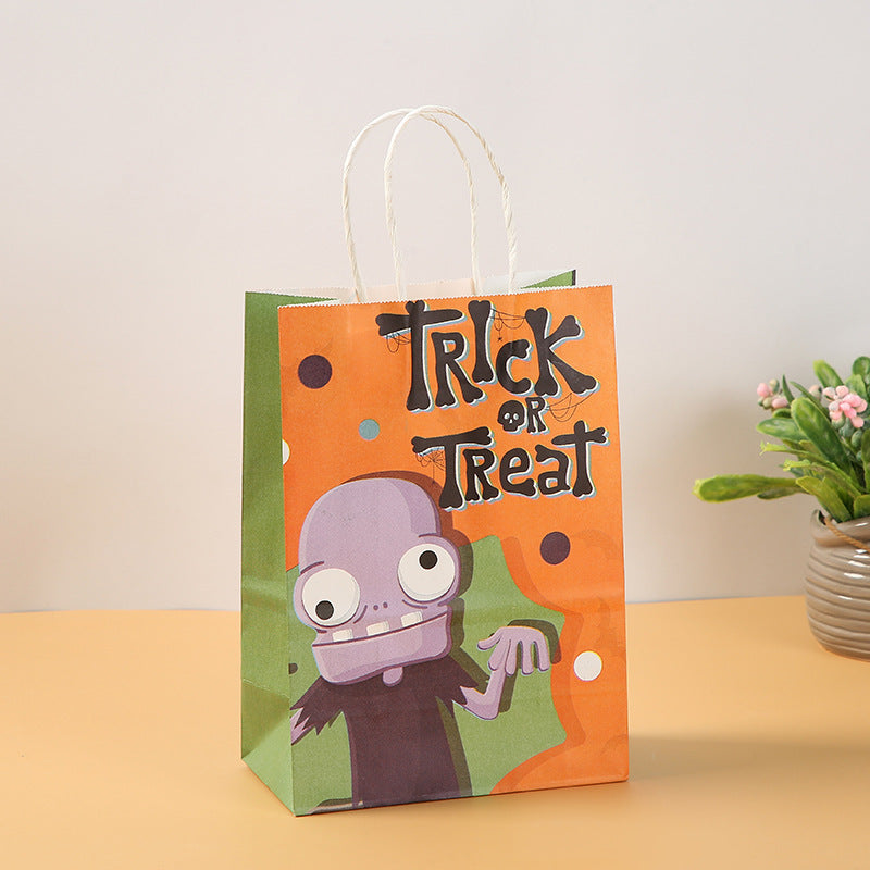 Halloween Pumpkin Handheld Paper Bag Kindergarten