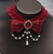 European And American Vintage Yarn Halloween Necklace Alloy