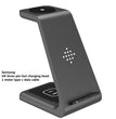 3 In 1 Fast Charging Station Wireless Charger Stand Wireless Quick Charge Dock For Phone Holder