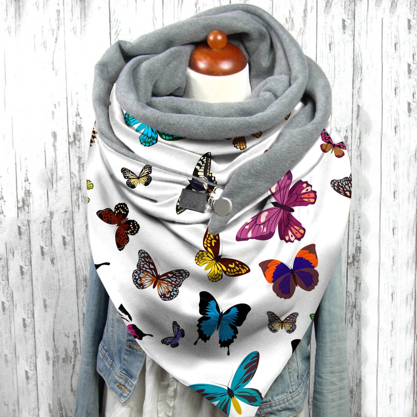 Halloween Fashion Simple And Versatile Thick Shawl