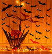 PVC Bat Sticker Halloween Bar KTV Haunted House Decoration Wall Sticker
